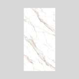 Calacatta Gold 120x240cm 09mm – Book-Match Matt Tile