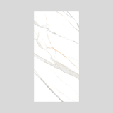 Gronza White 120x240cm 09mm – Book-Match Glossy Tile