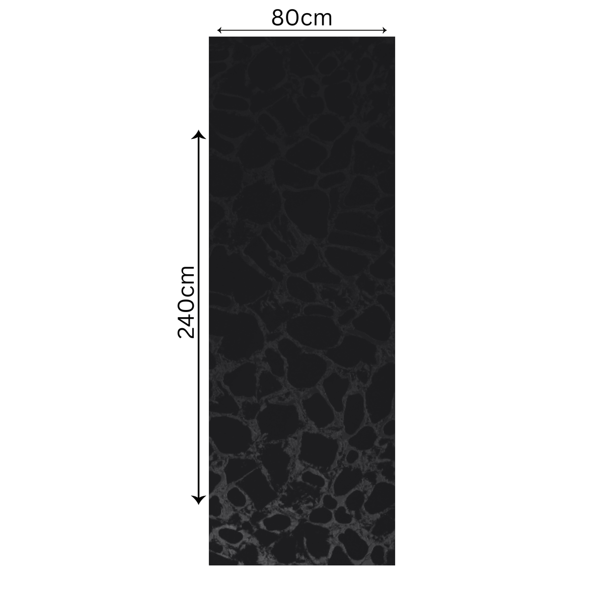 Angle Black 80x240cm 15mm – Carving Matt