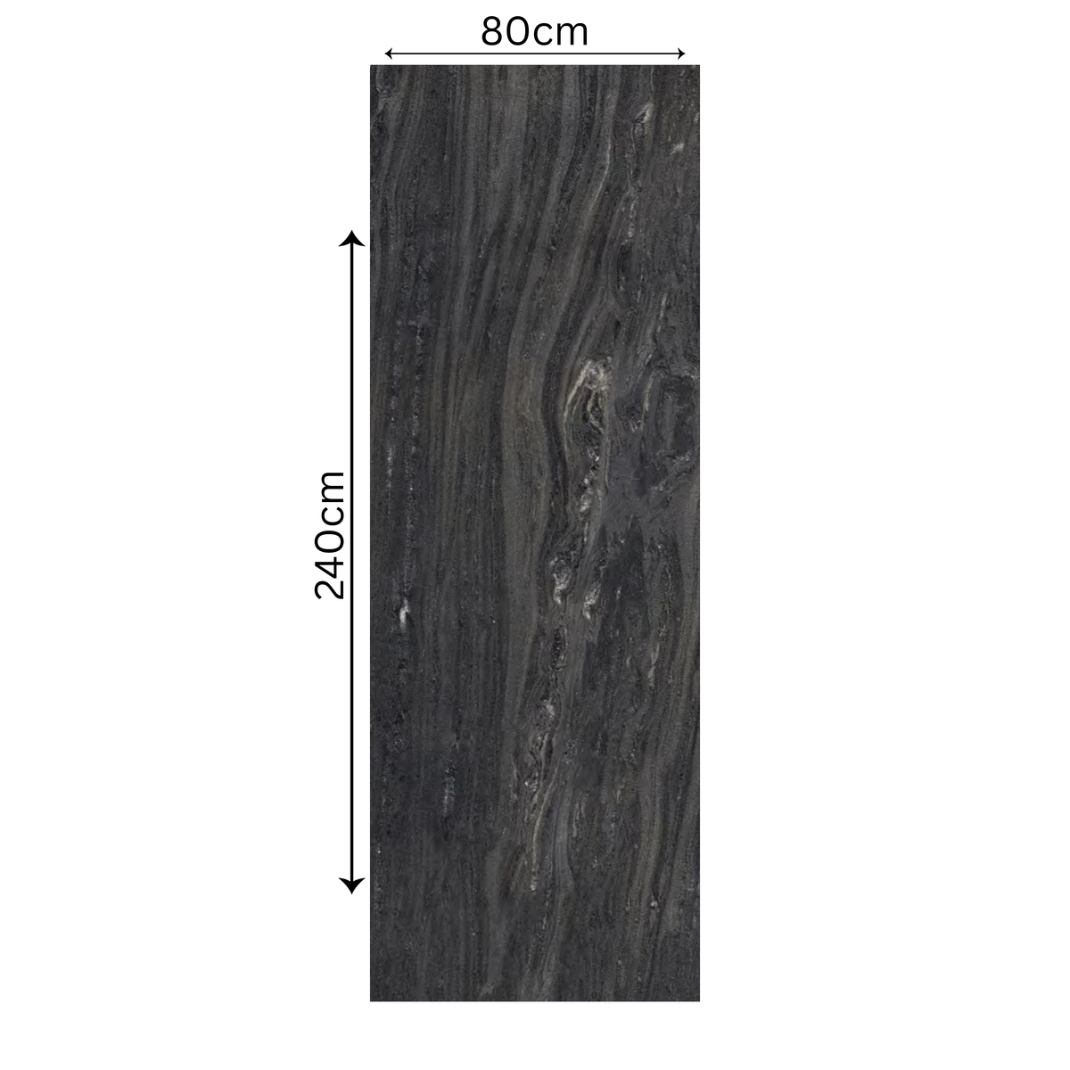 Bamboo Black 80x240cm 15mm – carving matt