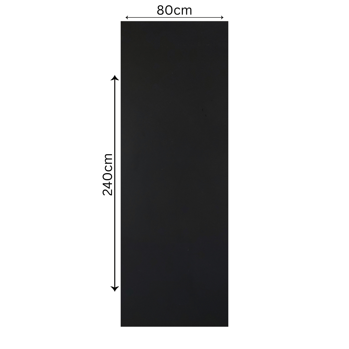 Crystal Black 80x240cm 15mm – Matt