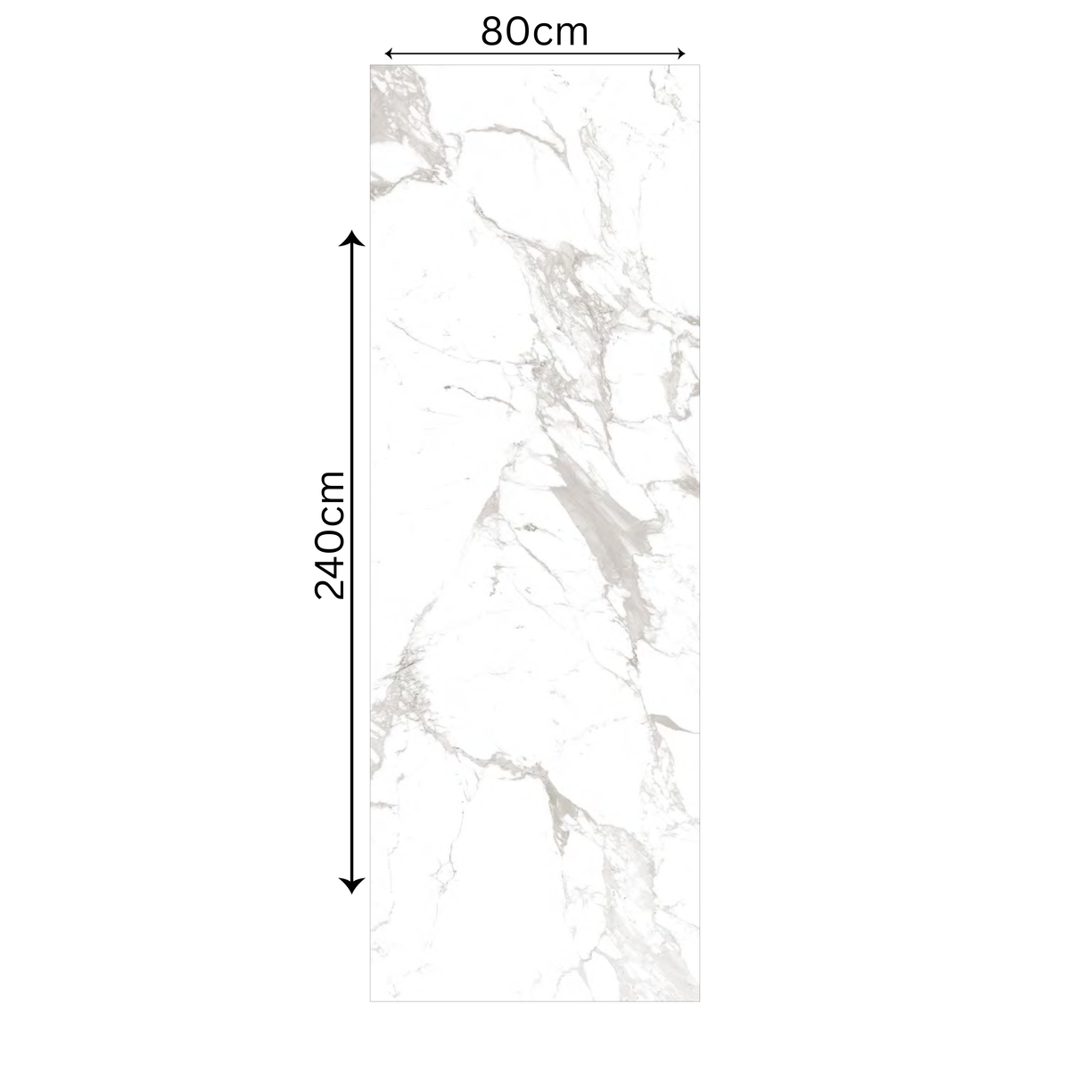Lasa Grey 80x240cm 15mm – faux Matt