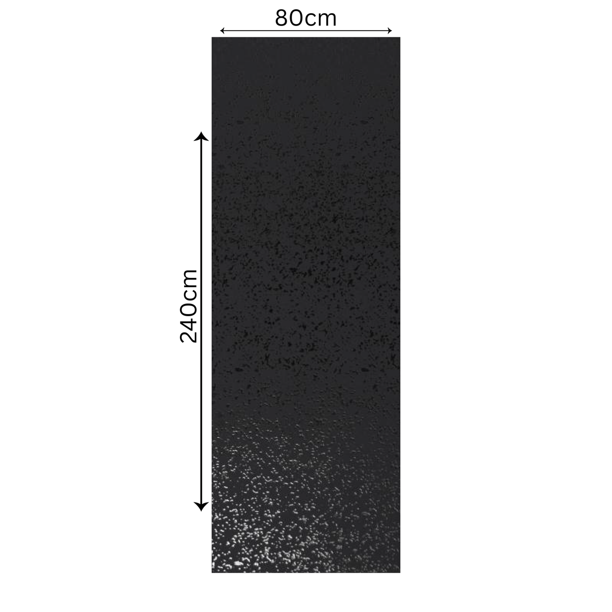 Sparkle Black 80x240cm 15mm – Carving Matt