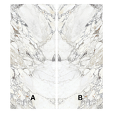 ARBESCATO 120x278cm tile in glossy finish with book match marble look. Perfect for large format tile interior surfaces.