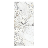 ARBESCATO 120x278cm tile in glossy finish with book match marble look. Perfect for large format tile interior surfaces.