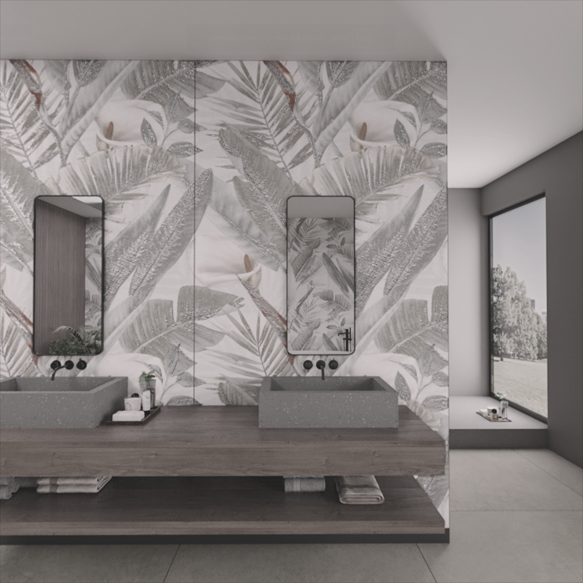 SAGE FOG 120x240cm 09MM – Carving Matt Decor Porcelain Tile