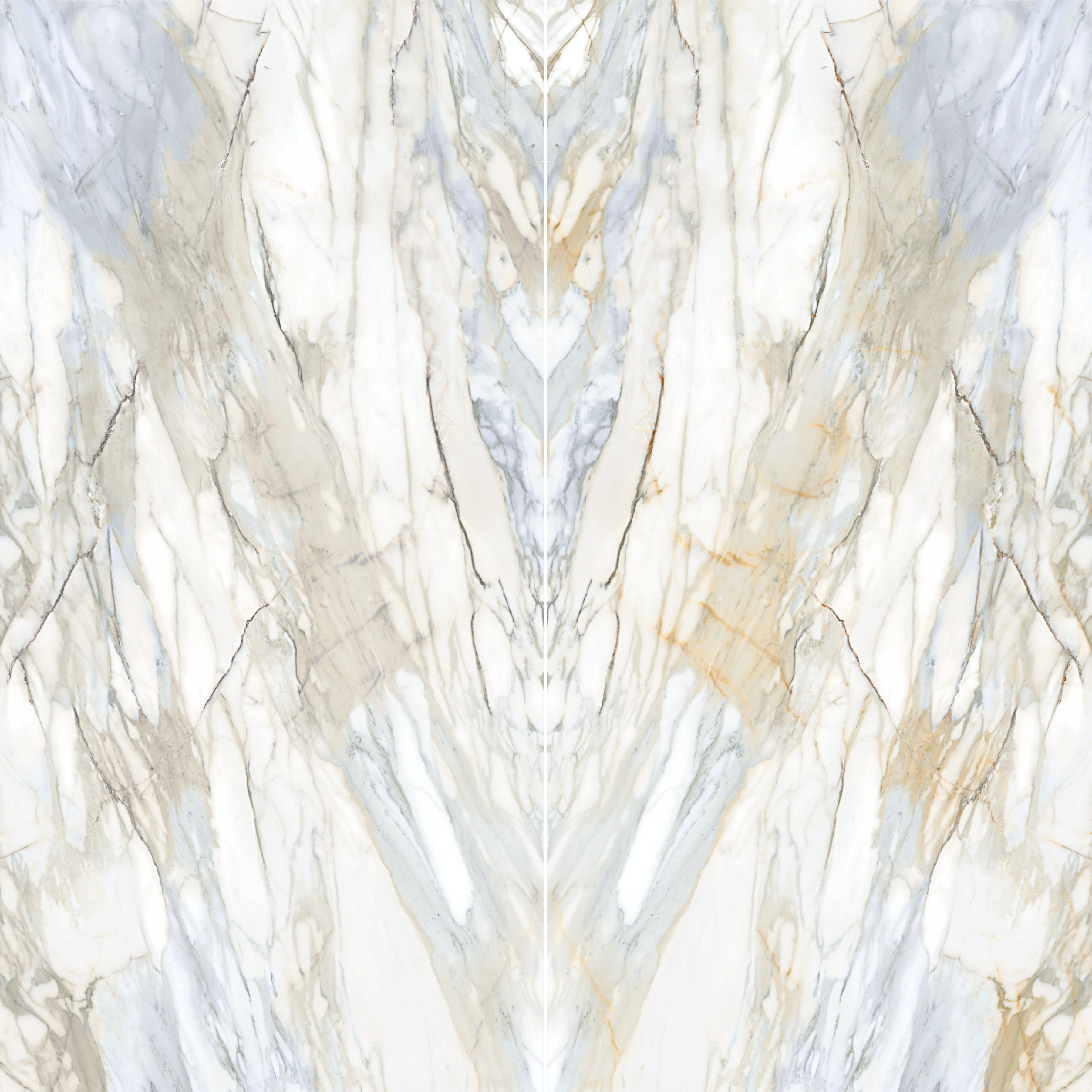 Macchia Vecchia Azzurra 160x320cm 06mm – Book-Match Honed Porcelain Tile