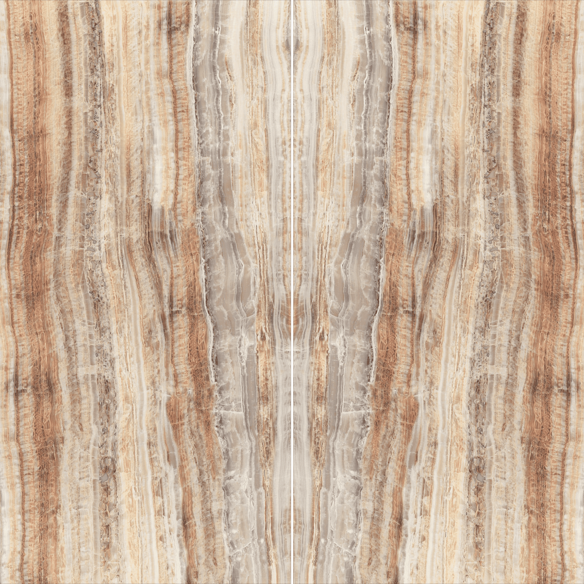 Orange Sapphire 160x320cm 06mm – Book-Match Glossy Porcelain Tile