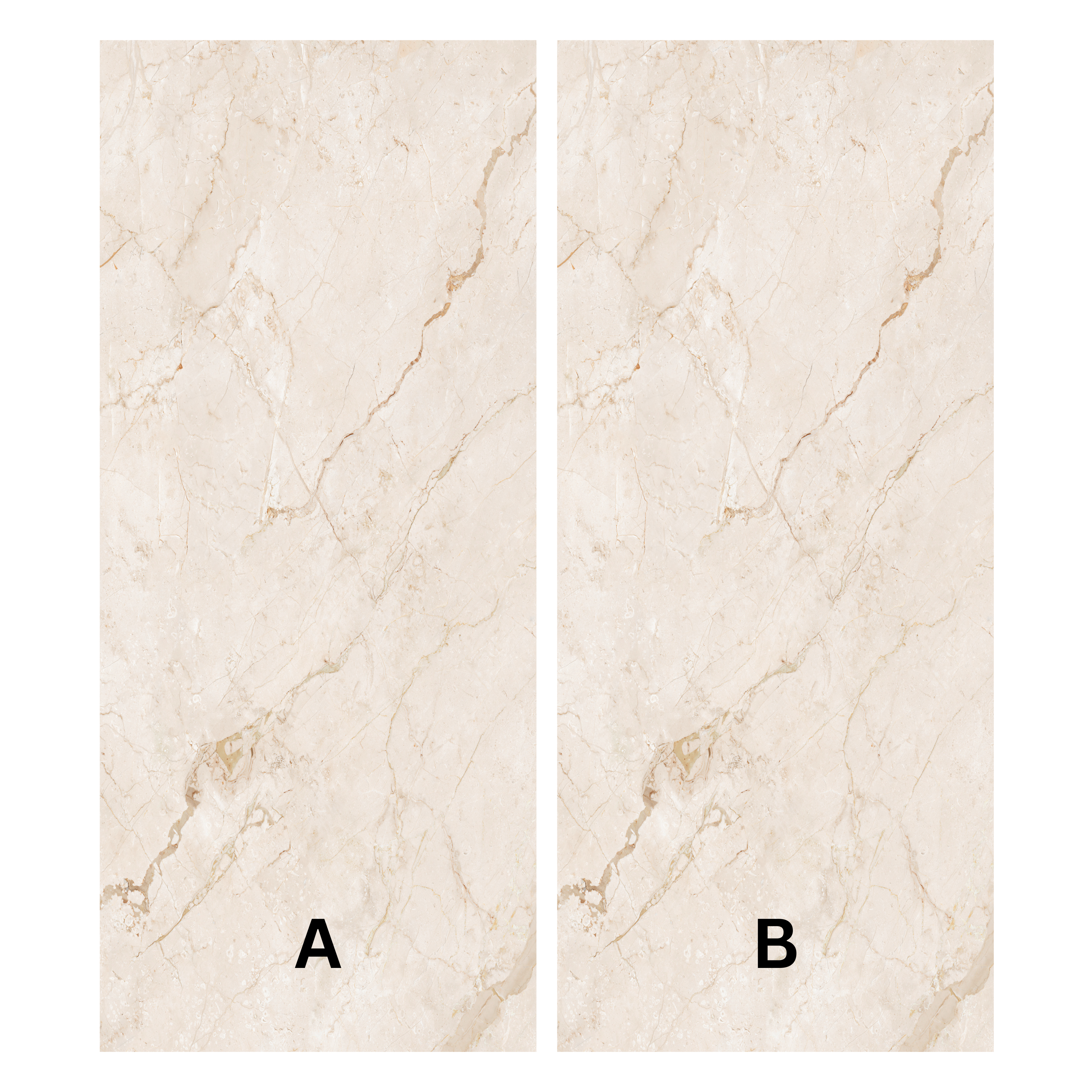 Breccia Oyster book-match glossy porcelain tile 120x280cm. Elegant 09mm slab with marble-inspired veining, perfect for luxurious walls and interiors.