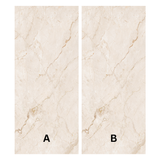 Breccia Oyster book-match glossy porcelain tile 120x280cm. Elegant 09mm slab with marble-inspired veining, perfect for luxurious walls and interiors.