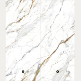 CALACATTA BRONZO 120x278cm 09mm – End-Match Glossy Porcelain Tile