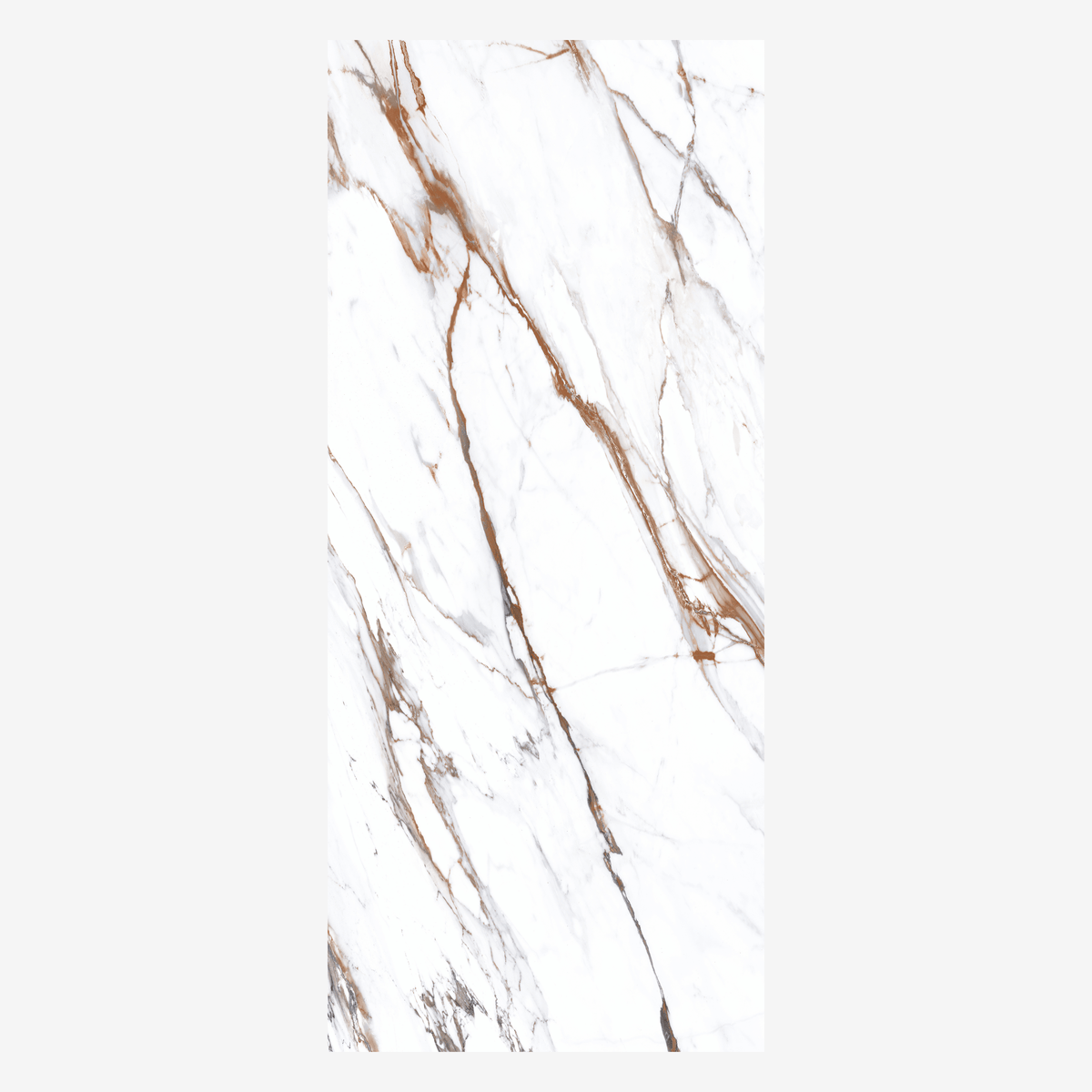CALACUTTA BORGHINI 120x278cm marble look tile with stunning veining in a sleek glossy finish. A premium large format tile for luxurious interiors.