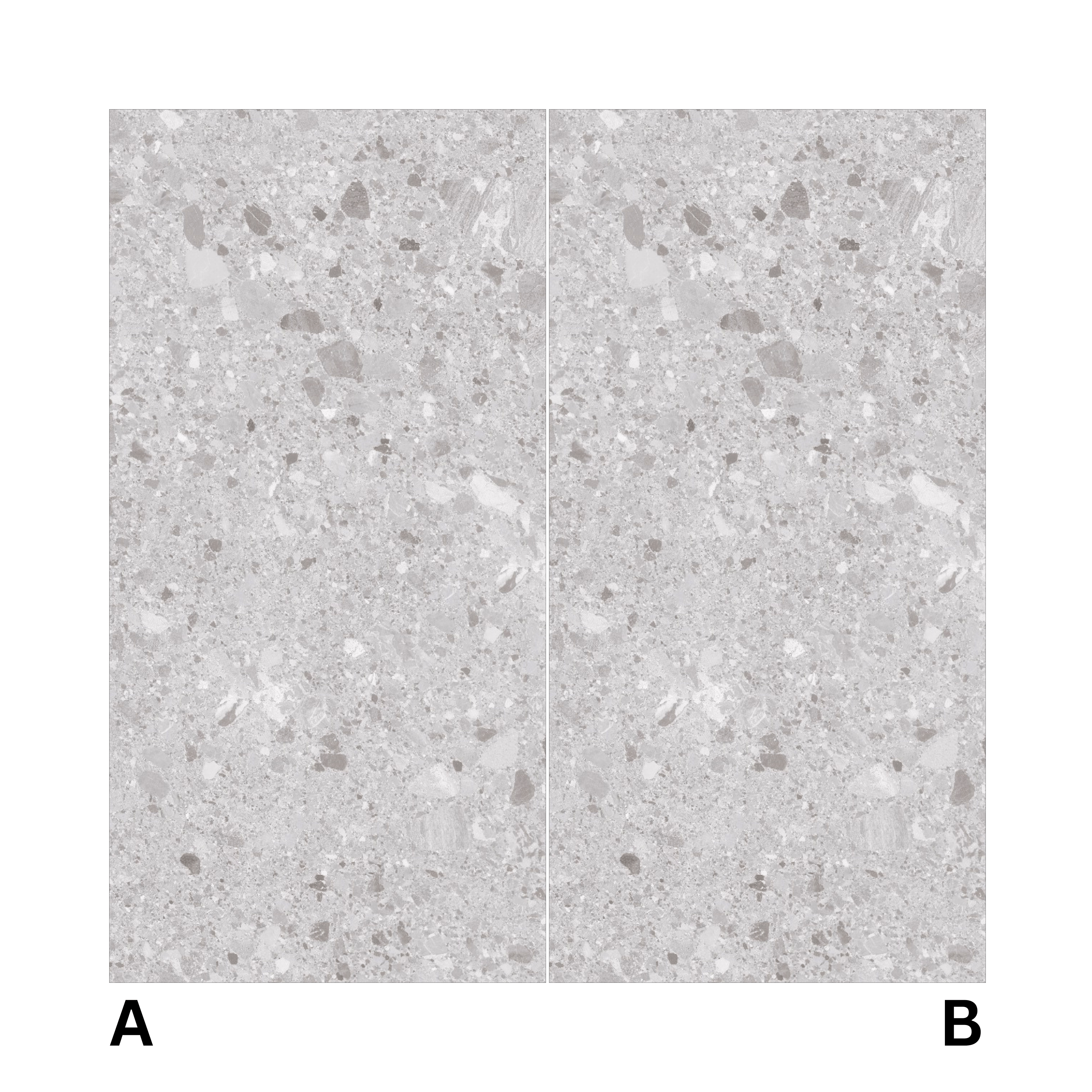 Chepoo Light Grey 120x240cm carving matt porcelain tile. Durable 09mm thickness, textured matt finish, ideal for modern walls and floors.