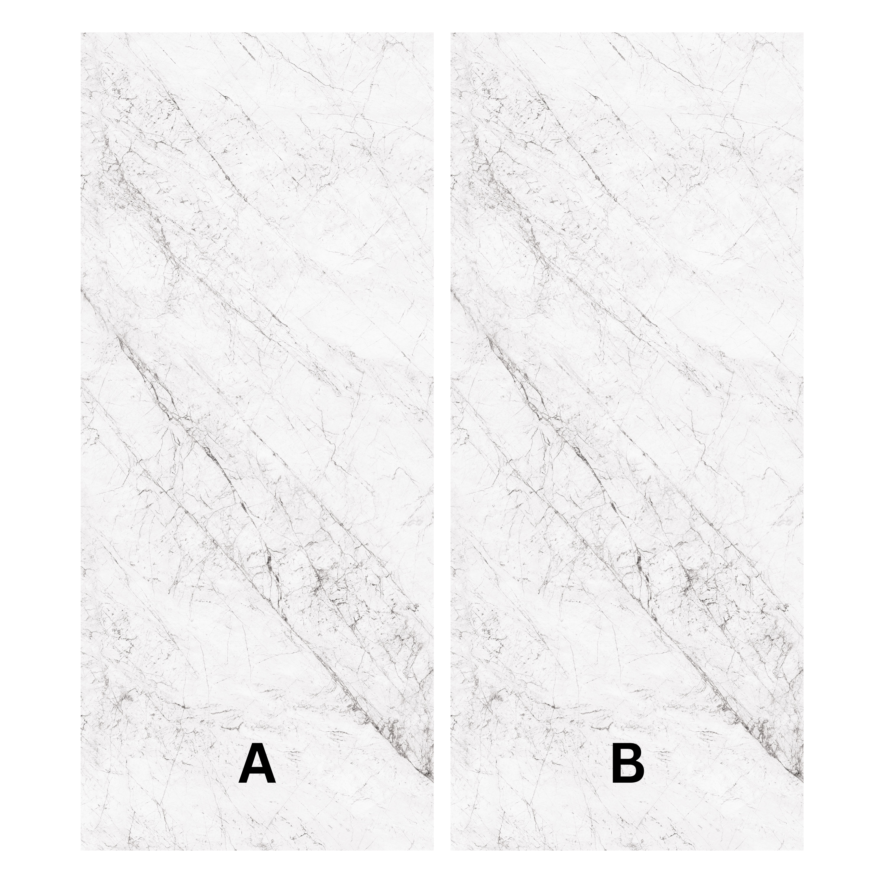 Domino Ash 120x280cm book-match glossy porcelain tile with deep ash-grey tones. Ideal for luxury feature walls and elegant flooring.