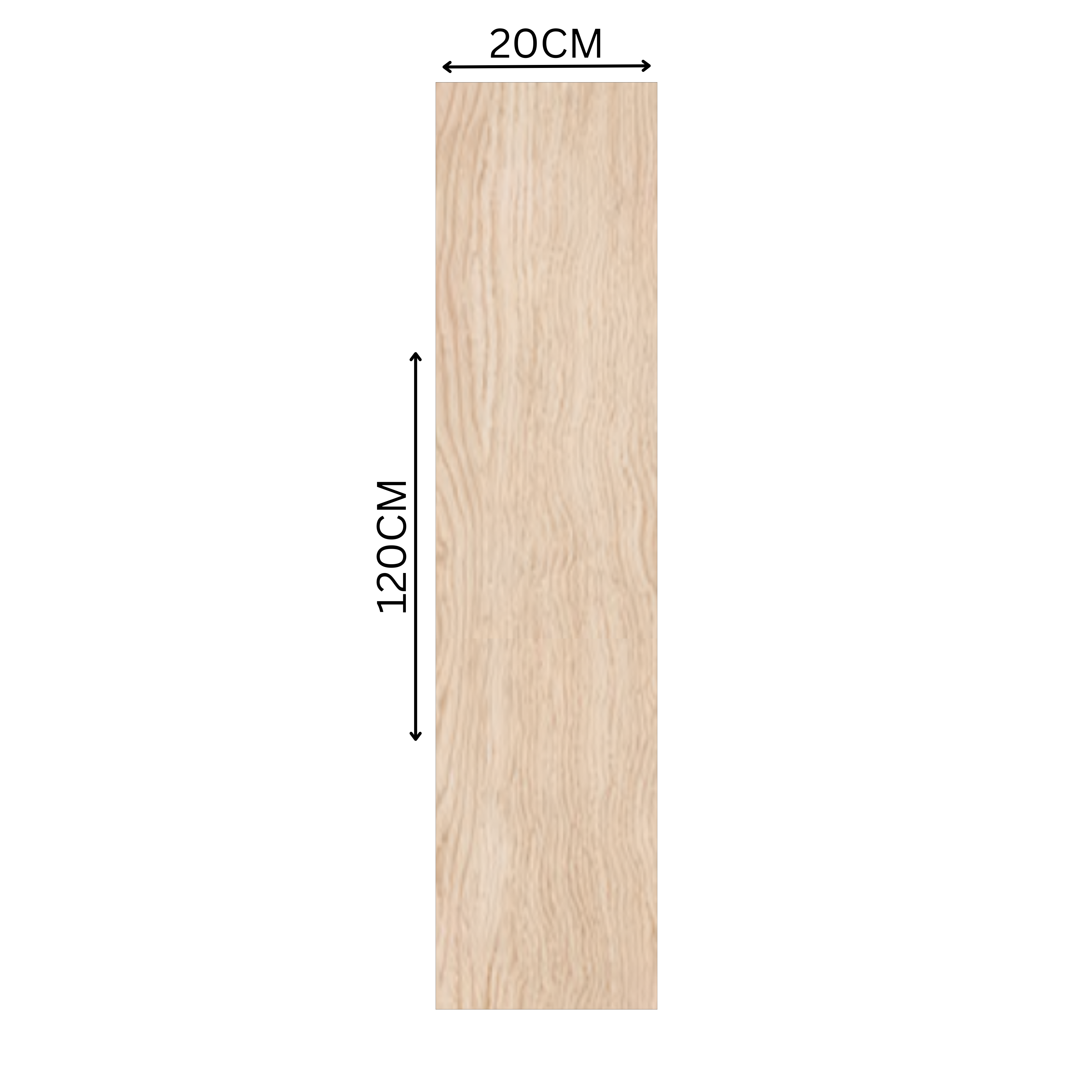 EMIENT CREMA 20x120cm porcelain tile features a matte cream wood look, 09MM thick—perfect for calm, stylish interiors with easy care and durability.