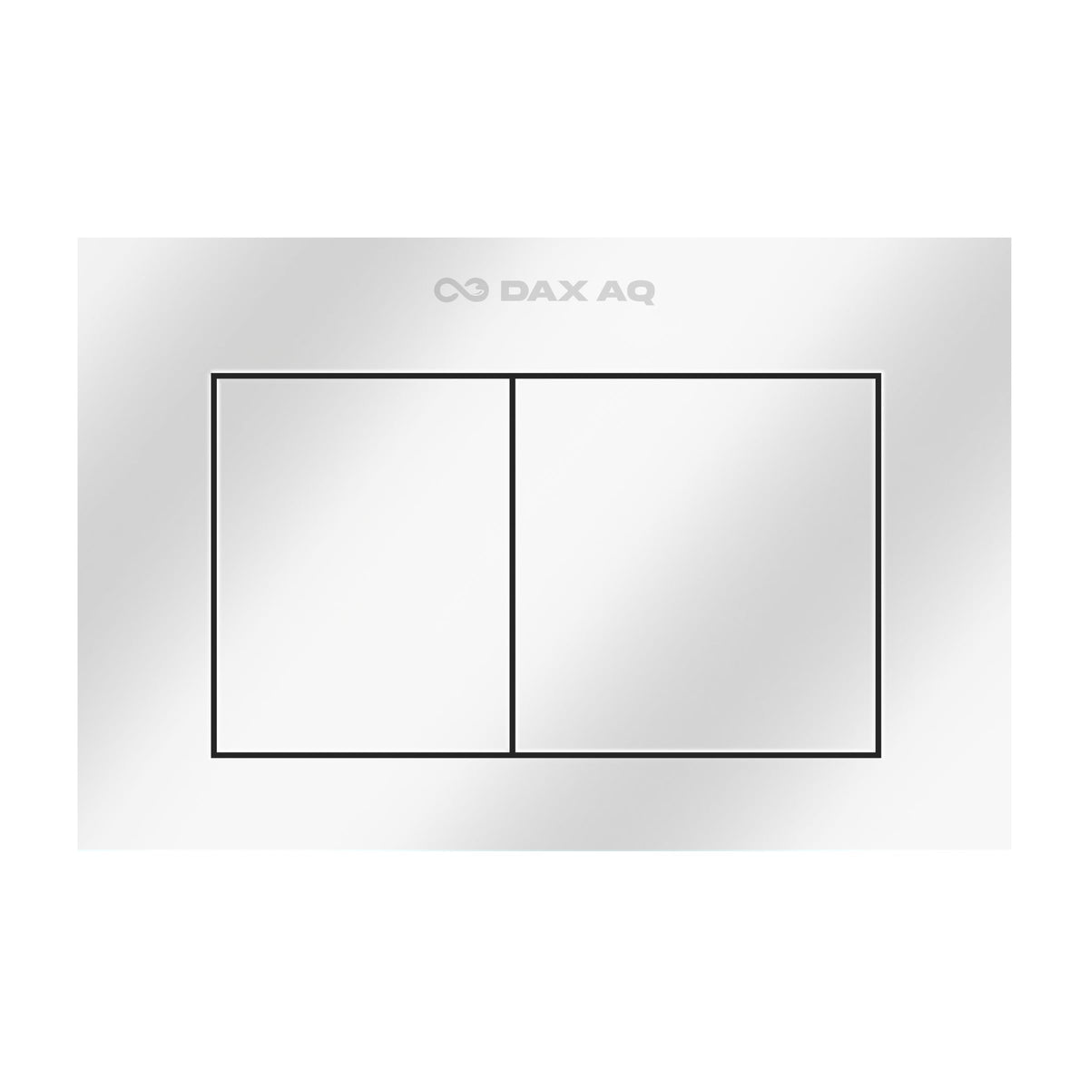 Elegant Slate White Polished flush plate - dual-flush design, durable build, modern look & water-saving performance Ideal for Standard & contemporary bathrooms.