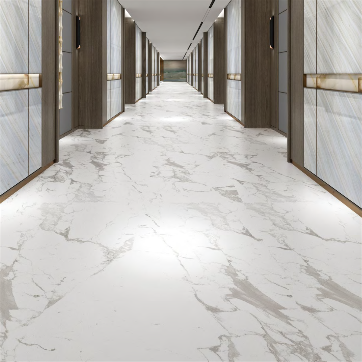 Enhance your interiors with stone look tiles in grey, featuring a sleek matt finish and the elegance of large format tiles for modern designs.
