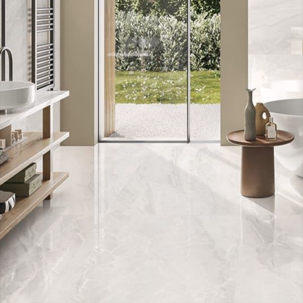  Honey Onyx 120x240cm glossy tile with golden tones and rich veining. Perfect for walls, floors, and luxury interiors with a timeless marble look.