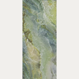 IRISH GREEN 120x278cm 09mm – Book-Match Glossy Porcelain Tile