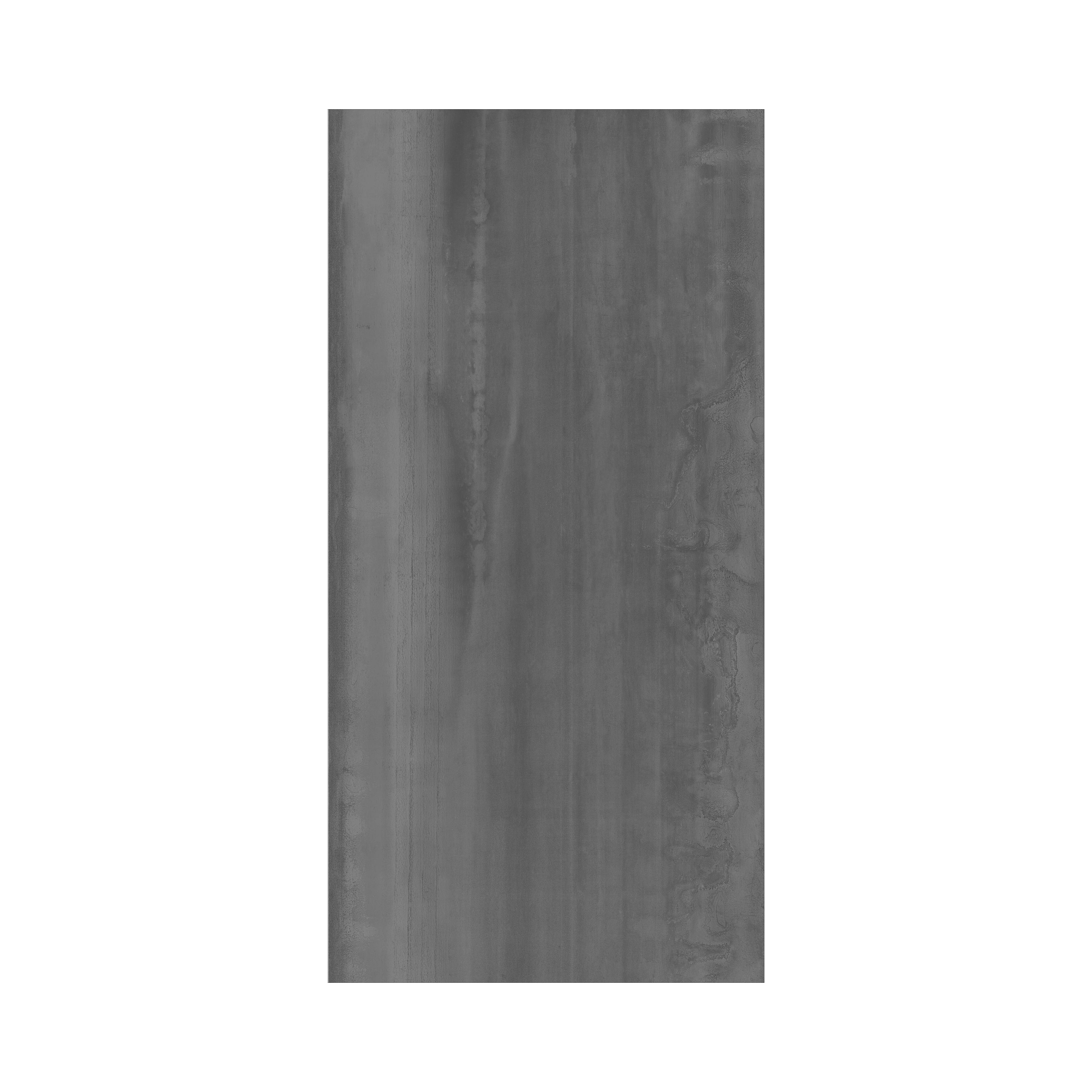  Icon Metal Light Grey 120x240cm lapato porcelain tile with 09mm thickness. Metallic grey with rusty effect, durable finish for walls and floors.