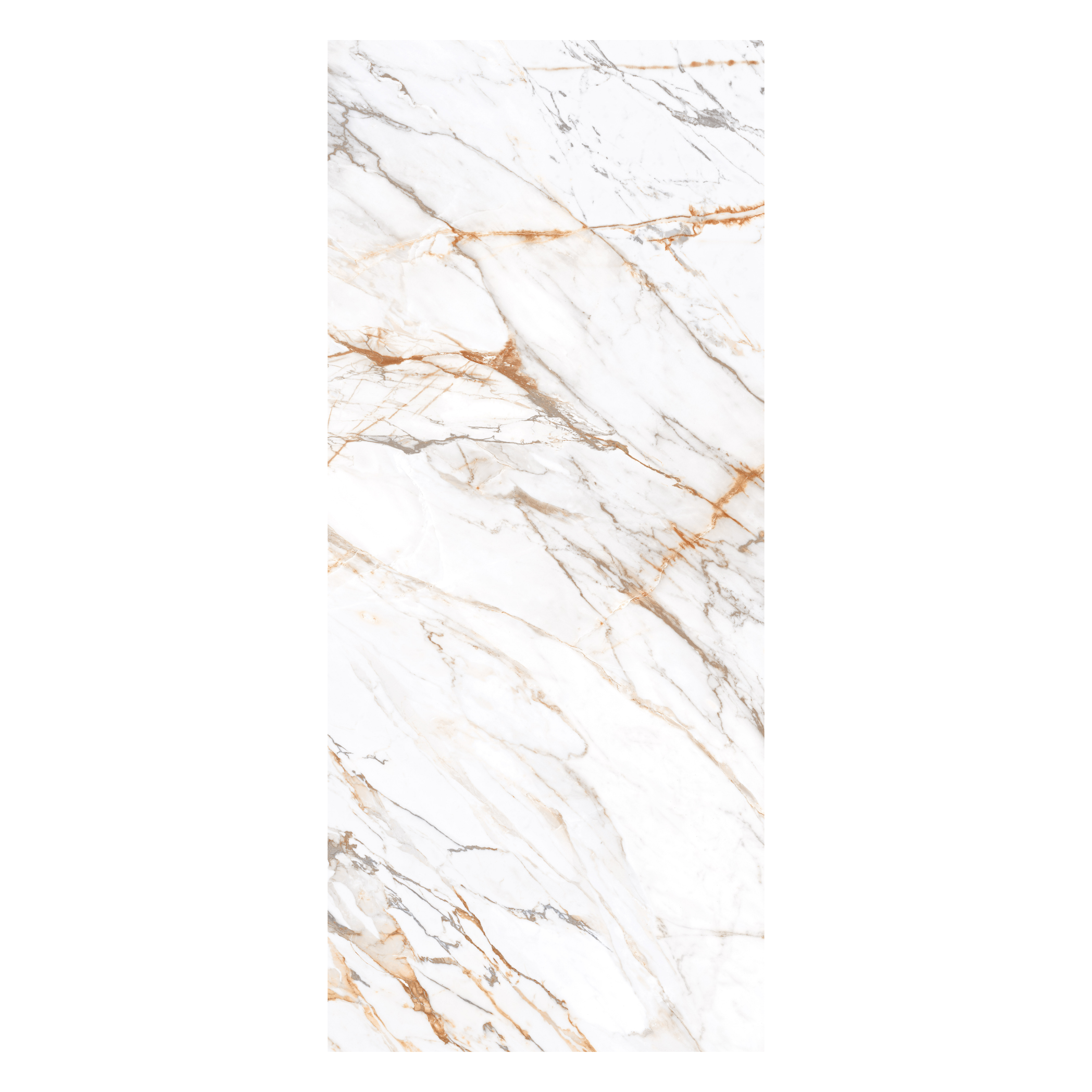  Imperial Gold book-match glossy porcelain tile 120x280cm. Luxurious golden veining in a 09mm slab, perfect for feature walls and elegant interiors.