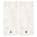 Marmo Ice 120x278cm glossy porcelain tile. Cool white tones with sleek finish, 09mm durable slab, seamless luxury look for modern interiors.