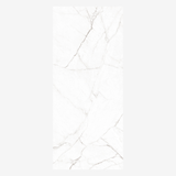 STATUARIO SUPER 120x278cm statuario marble look tile with bold veining and a sleek glossy finish. A premium large format tile for refined, elegant interiors.