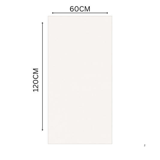 Shop SANTORINI LIGHT large format porcelain tile 600x1200mm with matt finish and 9MM thickness. Durable, scratch-resistant, and ideal for elegant, low-glare flooring and wall installations. 1800