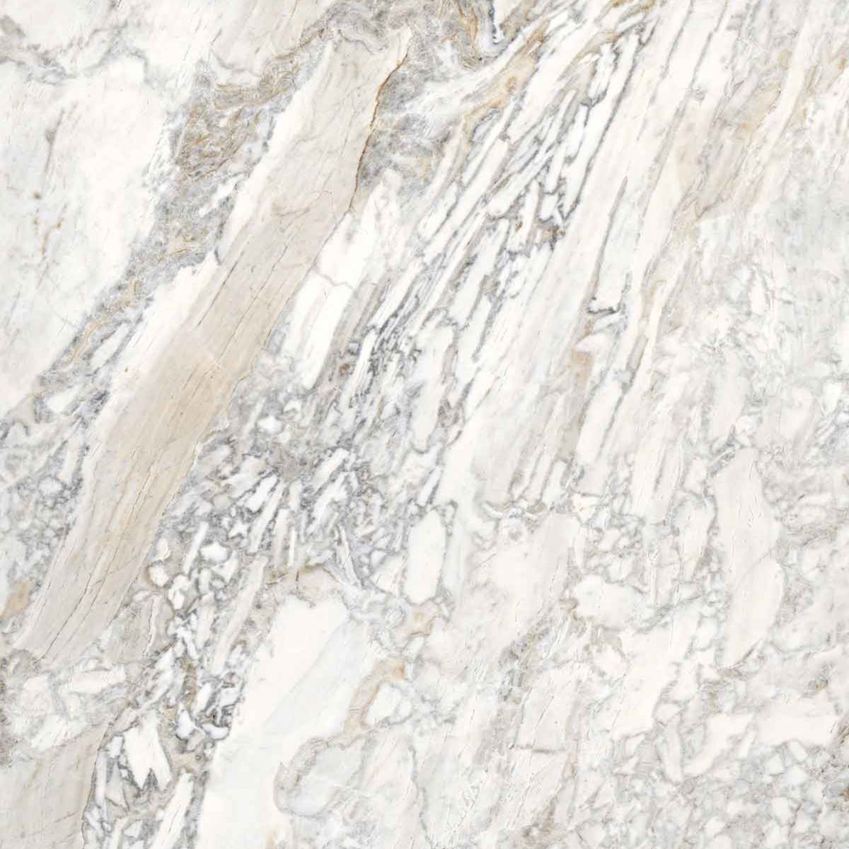 Statuario Elight 120x280cm carving matt porcelain tile with white marble look and grey veining. Perfect for luxury walls and floors.