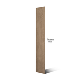 Wood Sabbia 20x12cm porcelain tile with 09mm thickness. Sandy beige wood-look tile, durable and stylish for walls, kitchens, and modern interiors.