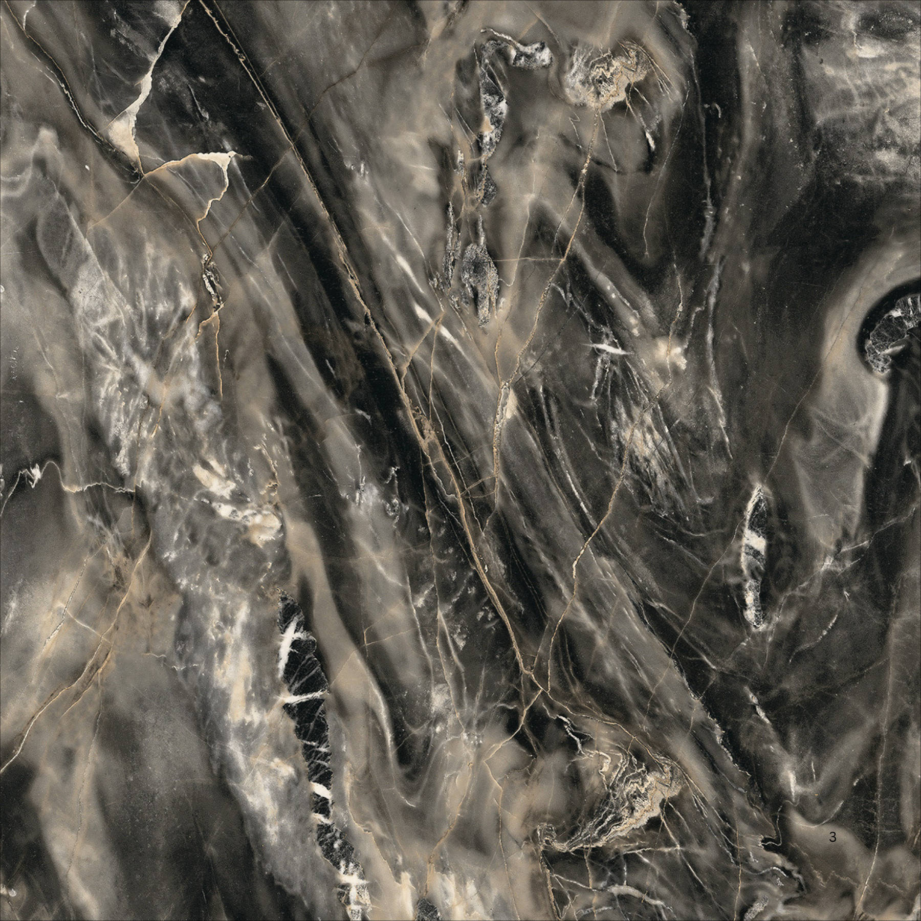 FLORENCE BLACK High Glossy Large Format Porcelain Tile – 60x120cm, 9MM Thickness, Sleek Black Marble Look